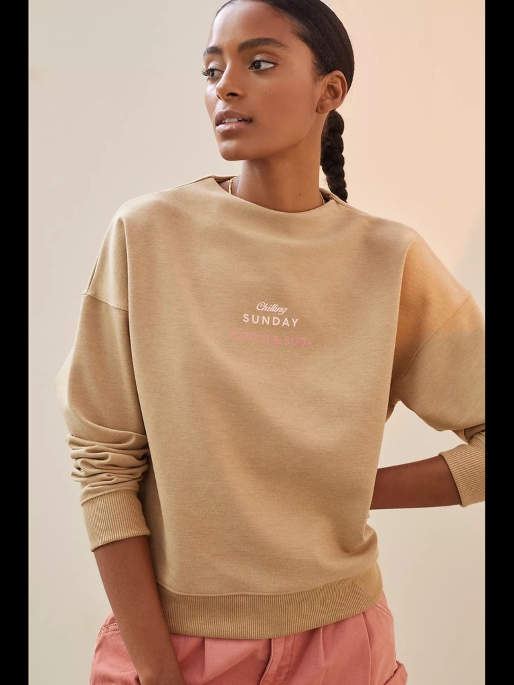 Anthropologie Scotch & Soda High Neck Sweatshirt - Picture 3 of 16